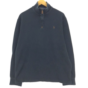 古着 ラルフローレン Ralph Lauren POLO RALPH LAUREN ハーフジップスウェットシャツ トレーナー メンズL /eaa426436 ss2501_30