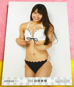 AKB48グループオフィシャルカレンダー2016 封入特典生写真 白間美瑠 NMB48 水着