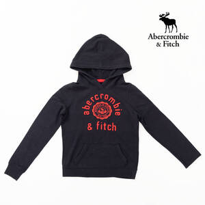 ■アバクロキッズ Abercrombie&fitch パーカー ネイビー＆グレー 紺 男女兼用 KIDS S/Mサイズ 2枚組■3043