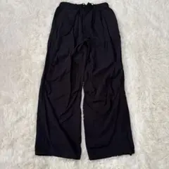 【美品】リドム SILK RAYON FIELD PANTS 黒 L 23aw