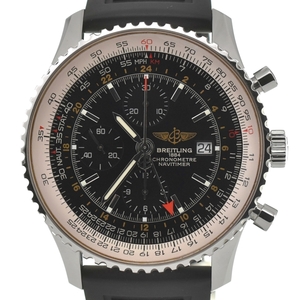 ブライトリング BREITLING A2432212/B726 ナビタイマー ワールド クロノグラフ 自動巻き メンズ 良品 箱・保証書付き D#135571