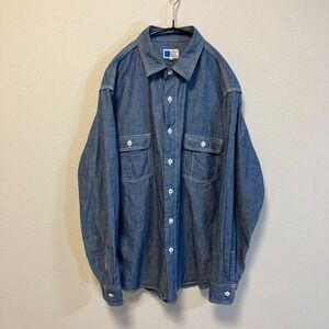 ジャパンブルージーンズ Japan Blue Jeans /長袖シャツ /ワークシャツ /デニム /シャンブレー /インディゴ /J370351 /日本製 /サイズXL