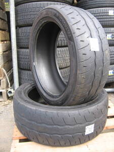 中古タイヤ　215/45R17　’22製　ヨコハマ ADVAN NEOVA AD09　２本組　残・4ミリ＆4～5ミリ