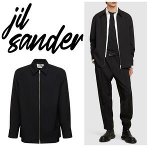 【定価15万】 JILSANDER ジルサンダー ジップ シャツ ブラック 41