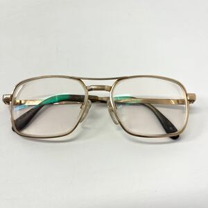 VINTAGE RODENSTOCK ローデンストック 眼鏡 メガネ 度入り メタルフレーム ツーブリッジ 1/20 10K 金張り【レターパックプラス郵送可】#176