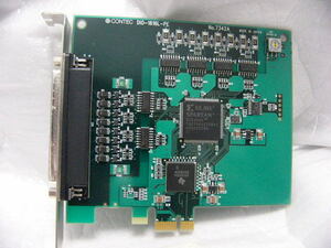 ★動作保証美品 CONTEC DIO-1616L-PE 絶縁型IO入出力ボード PCI Express 複数有