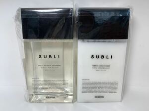 VITAL MATERIAL SUBLI マルチデリケートデタージェント ファブリックコンディショナー フローラル&ペアブーケ 450mL2点セット新品未使用品