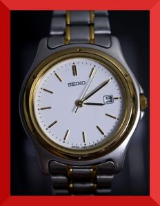 セイコー SEIKO クォーツ 3針 デイト 7N82-0791 女性用 レディース 腕時計 日本製 y493 ジャンク 稼働品