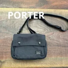 PORTER ブラック ショルダーバッグ