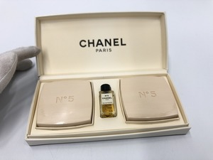 【未使用】 シャネル CHANEL 石鹸 N°5 サヴァン オードゥ トワレット ベージュ系