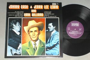 ●独LP JOHNNY CASH 6 JERRY LEE LWEWIS/SING HANK WILLIAMS○