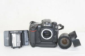 [26] Nikon ニコン D2X デジタルカメラ DX AF-S NIKKOR 18-70mm F3.5-4.5G ED レンズ セット バッテリー 充電器付き 7005196011
