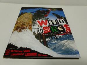 ▼ 即決 ▼ 【DVD：スポーツ】 「WHO CaRES」 !! MONGO-PRO スノーボード