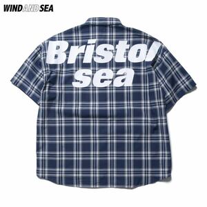 【美品】 FCRB × WIND AND SEA f.c real bristol エフシーレアルブリストル ウィンダンシー SOPHNET BRISTOL SEA S/S BAGGY SHIRT シャツ