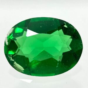 〔色石0.91ct〕O 約6.1×8.1mm ルース 裸石 宝石 ジュエリー jewelry グリーン green BA1/CE1 w4B72