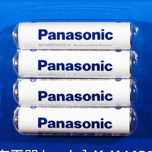 【4本】　単４形　日本製　パナソニック　エネループ　充電池　ニッケル水素電池 BK-4MCC