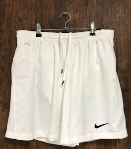 ss_4158y ★定形外 配送★ NIKE ナイキ DRI-FIT 陸上競技 ランニング ランパン ハーフパンツ ホワイト トレーニング 吸汗速乾 メンズ L