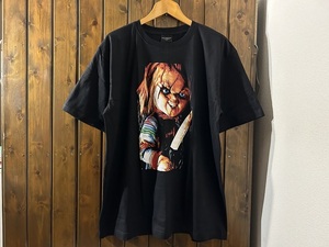 新品★チャイルドプレイ　チャッキー　プリントTシャツ【XL】★ホラー映画/殺人鬼