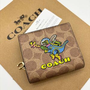 【COACH☆新品】スナップ ウォレット・シグネチャー キャンバス・レキシー！