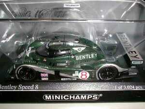 PMA 1/43 BENTLEY Speed 8 ベントレーEXP NO8 セブリング 2003