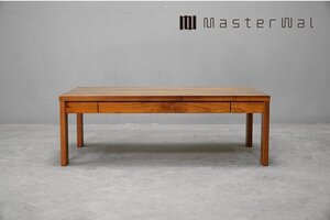 極美品 Master Wal (マスターウォール) KLUG LIVING TABLE(クルーク リビングテーブル) センター ロー ウォールナット 16.6万 011125