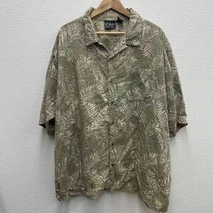 op Ocean Pacific オーシャンパシフィック 半袖シャツ アロハ 総柄 柄シャツ XXL