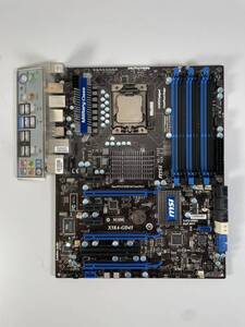 MSI X58A-GD45 マザーボード BIOS起動確認済み CPU付き i7-920 SLBCH IOパネル付属 LGA1136 PCパーツ ATX