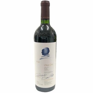 南店24-659 【未開栓】 オーパス・ワン 2014 750ml 14.5％ 赤ワイン 果実酒 辛口 アメリカ・ナパ・ヴァレー パーティー お土産 OPUS ONE