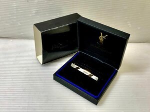 美品　YvesSaintLaurent 　イヴサンローラン 　タイピン 　タイクリップ 　ゴールド　シルバー 　ケースあり　