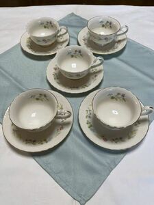 ティーカップ &ソーサー Noritake 5客セット