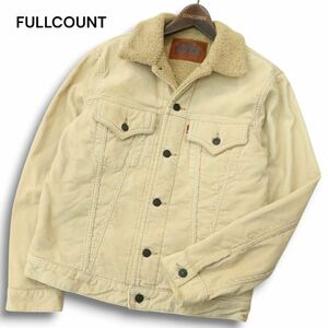 FULLCOUNT フルカウント 2882 秋冬★ コーデュロイ ボア フリース トラッカー ジャケット Sz.38　メンズ 日本製　A4T11964_B#N