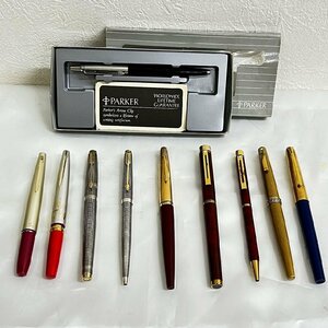 キングラム[09]PARKER SHEAFFER PILOT PLATINUM PELIKAN 万年筆 ボールペン ペン先 14K 585 まとめ 10本 ジャンク 442