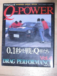 Q-POWER ゼロヨン スカイラインR30 R31 R32 フェアレディZ S30 240Z S130 サバンナRX-7 SA22C スターレット KP61サニトラ シルビア