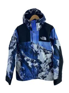 THE NORTH FACE◆MOUNTAIN PARKA/M/ナイロン/ブルー/総柄