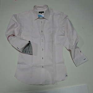 (2)BURBERRY BLACK LABEL 淡いピンク ワイシャツ サイズ40