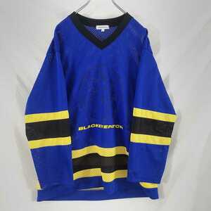 BlackEyePatch Hockey Jersey L ホッケージャージ ゲームシャツ メッシュ ストリート ビッグサイズ ビッグシルエット ゆるだぼ スケーター