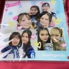 埼玉西武ライオンズ　bluelegends アクリルスタンド時計　Yumari