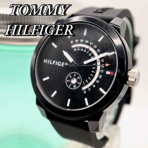 TOMMY HILFIGER ラウンド ゴムバンド メンズ腕時計 1110