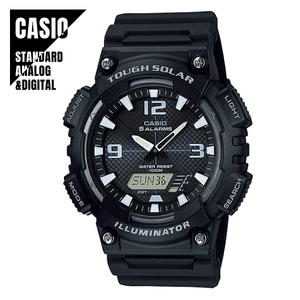 CASIO STANDARD カシオ スタンダード アナデジ タフソーラー 電池不要 ブラック AQ-S810W-1A 腕時計 メンズ ★新品 送料無料