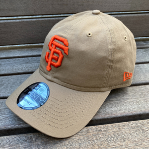 USA正規品 NEWERA ニューエラ 9TWENTY サンフランシスコ ジャイアンツ SF Giants メジャー MLB ベージュ KHAKI ストラップバック キャップ