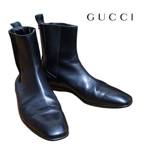 Gucci サイドゴアブーツ メンズ ブラック 黒