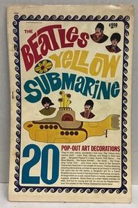 ビートルズ/ BEATLES/YELLOW SUBMARINE POP-OUT ART DECORATIONS