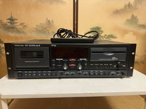 中古品　オーディオ機器　カセットデッキ　TASCAM　タスカム　CC-222SL MKⅡ