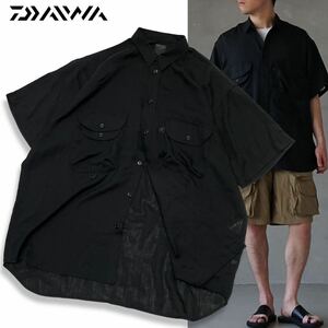 国内正規品 DAIWA PIER39 ダイワピアサーティナイン BE-92023 TECH BOMBAY SAFARI SHIRTS S/S テックボンベイ サファリシャツ L ブラック