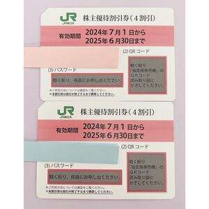 JR東日本　株主優待券　２枚セット