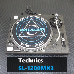 動作良好 Technics SL-1200MK3 / DIRECT DRIVE TURNTABLE SYSTEM / テクニクス　レコードプレーヤー　ターンテーブル