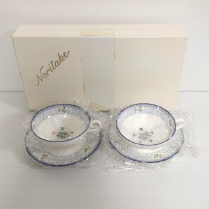 Noritake ノリタケ　オランジュリー　ティーカップ&ソーサーペア　廃盤　洋食器　元箱付【保管品】 