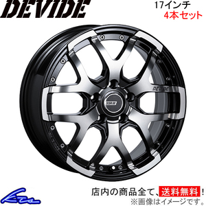 SSR ディバイドZS 4本セット ホイール カローラクロス【17×7J 5-114 INSET40】ZSG10/ZVG11 SSR TANABE タナベ DEVIDE ZS アルミホイール