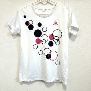 le coq sportif ルコックスポルティフ 半袖Tシャツ スポーツ 160 ホワイト ◎16-13