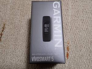 ほぼ新品GARMINガーミンvivosmart 5 BlackLウェアラブル活動量計光学式心拍計睡眠計ブラックL010-02645-64室内使用5時間のみ付属品完備